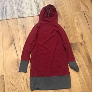 This is a sweatshirt dress